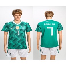 Germany 7 DRAXLER Away 2018 FIFA World Cup Soccer Jersey