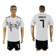 Germany 7 DRAXLER Home 2018 FIFA World Cup Soccer Jersey
