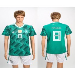 Germany 8 KROOS Away 2018 FIFA World Cup Soccer Jersey (2)