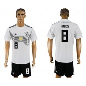 Germany 8 KROOS Home 2018 FIFA World Cup Soccer Jersey