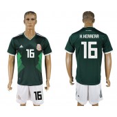 Mexico 16 HERRERA Home 2018 FIFA World Cup Soccer Jersey