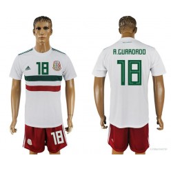 Mexico 18 GUARDADO Away 2018 FIFA World Cup Soccer Jersey