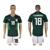 Mexico 18 GUARDRDO Home 2018 FIFA World Cup Soccer Jersey