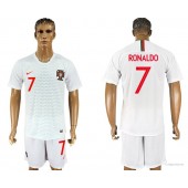 Portugal 7 RONALDO Away 2018 FIFA World Cup Soccer Jersey