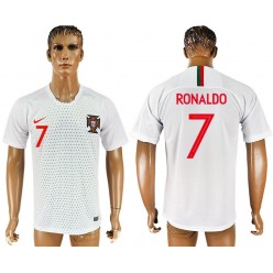 Portugal 7 RONALDO Away 2018 FIFA World Cup THAILAND Soccer Jersey