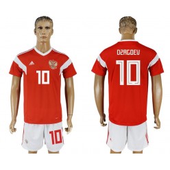 Russia 10 OSAGOEV Home 2018 FIFA World Cup Soccer Jersey