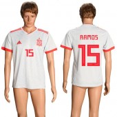 Spain 15 RAMOS Away 2018 FIFA World Cup Soccer Thailand Soccer Jersey