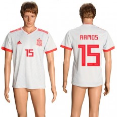 Spain 15 RAMOS Away 2018 FIFA World Cup Soccer Thailand Soccer Jersey