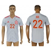 Spain 22 ISCO Away 2018 FIFA World Cup Soccer Thailand Soccer Jersey