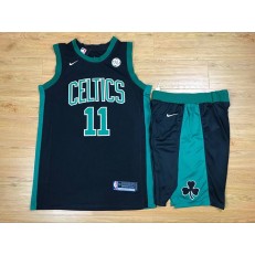 Boston Celtics 11 Kyrie Irving Black Nike Swingman Men Jersey With Shorts