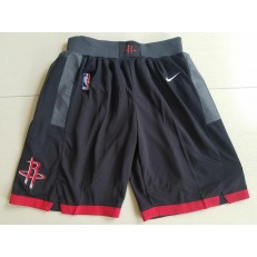 Houston Rockets Black Nike Swingman Shorts
