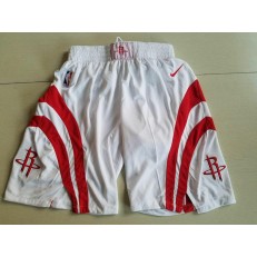 Houston Rockets White Nike Swingman Shorts