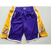 Los Angeles Lakers Purple Statement Nike Swingman Shorts