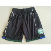Milwaukee Bucks Black Nike Authentic Shorts