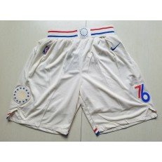 Philadelphia 76ers Cream City Edition Nike Swingman Shorts