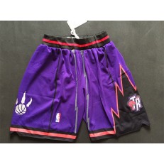 Toronto Raptors Purple Adidas Swingman Shorts