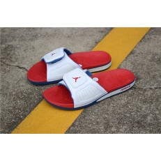AIR JORDAN HYDRO 3 WHITE BLUE RED 854556-100