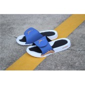 AIR JORDAN HYDRO 5 WHITE DEEP BLUE GOLD 555501-408