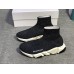 BALENCIAGA SPEED STRETCH-KNIT MID SNEAKERS BLACK