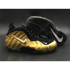 NIKE AIR FOAMPOSITE PRO METALLIC GOLD 624041-701