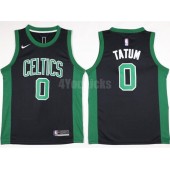 Boston Celtics #0 Jayson Tatum 2017-18 New Season Black Nike Men Jersey