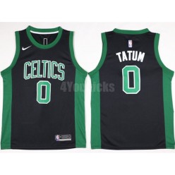 Boston Celtics #0 Jayson Tatum 2017-18 New Season Black Nike Men Jersey