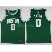 Boston Celtics #0 Jayson Tatum 2017-18 New Season Green Nike Men Jersey