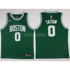 Boston Celtics #0 Jayson Tatum 2017-18 New Season Green Nike Men Jersey