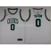 Boston Celtics #0 Jayson Tatum 2017-18 New Season White Nike Men Jersey