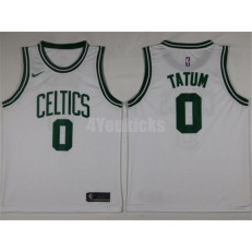 Boston Celtics #0 Jayson Tatum 2017-18 New Season White Nike Men Jersey