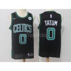 Boston Celtics #0 Jayson Tatum Black Nike Swingman Men Jersey
