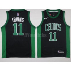 Boston Celtics #11 Kyrie Irving 2017-18 New Season Black Nike Men Jersey1