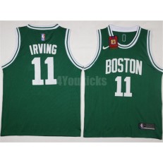 Boston Celtics #11 Kyrie Irving 2017-18 New Season Green Nike Men Jersey (2)