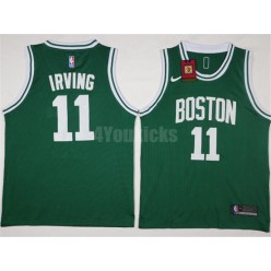 Boston Celtics #11 Kyrie Irving 2017-18 New Season Green Nike Men Jersey (2)