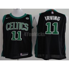 Boston Celtics #11 Kyrie Irving Black Nike Authentic Men Jersey