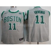Boston Celtics #11 Kyrie Irving Grey Nike City Edition New Swingman Men Jersey