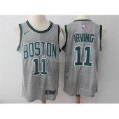 Boston Celtics #11 Kyrie Irving Grey Nike City Edition Swingman Men Jersey