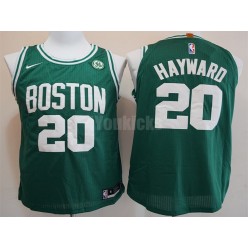 Boston Celtics #20 Gordon Hayward Green Nike Authentic Men Jersey