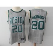 Boston Celtics #20 Gordon Hayward Grey Nike City Edition Swingman Men Jersey