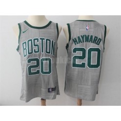 Boston Celtics #20 Gordon Hayward Grey Nike City Edition Swingman Men Jersey