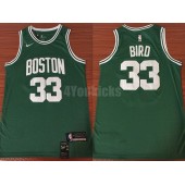 Boston Celtics #33 Larry Bird Green Nike Swingman Men Jersey