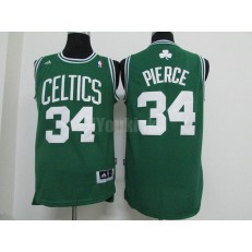 Boston Celtics #34 Paul Pierce Green Hardwood Classics Swingman Men Jersey