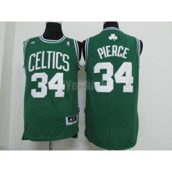 Boston Celtics #34 Paul Pierce Green Hardwood Classics Swingman Men Jersey