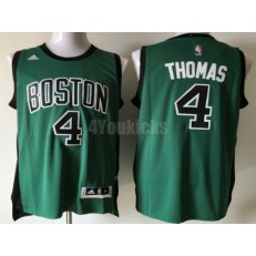 Boston Celtics #4 Isaiah Thomas Green With Black Number Adidas Swingman Men Jersey