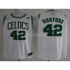 Boston Celtics #42 Al Horford White Nike Authentic Men Jersey