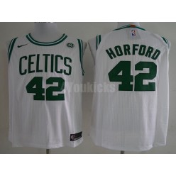Boston Celtics #42 Al Horford White Nike Authentic Men Jersey