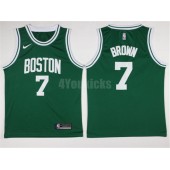 Boston Celtics #7 Jaylen Brown 2017-18 New Season Green Nike Men Jersey