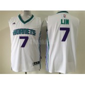 Charlotte Hornets #7 Jeremy Lin White Swingman Men Jersey