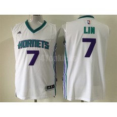 Charlotte Hornets #7 Jeremy Lin White Swingman Men Jersey