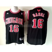 Chicago Bulls #16 Pau Gasol Black New Revolution 30 Men Jersey